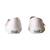 Ballerines à brides Blanc+Noir  blanc+Rouge blanc 4 - vertbaudet enfant 