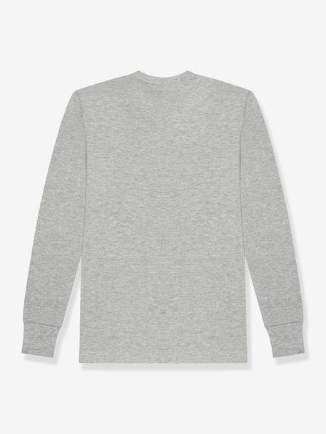 T-shirt thermal D257 blanc+gris 4 - vertbaudet enfant 