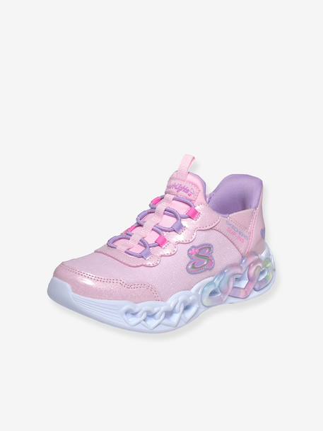 Baskets 303735LC Lights Sparkle rose 1 - vertbaudet enfant 