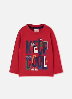 Garçon-T-shirt, polo, sous-pull-T-shirt-T-shirt en maille garçon imprimé keep cool
