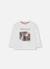 T-shirt garçon en maille imprimé rubik cube Blanc 1 - vertbaudet enfant 