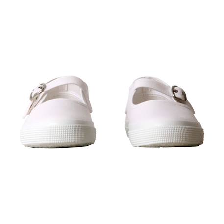 Ballerines à brides Blanc+Noir  blanc+Rouge blanc 5 - vertbaudet enfant 