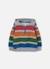 Sweat-shirt garçon en molleton rayé Gris 1 - vertbaudet enfant 
