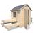 Cabane en bois enfant cuisine et table blanche Marron 3 - vertbaudet enfant 