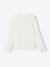 T-shirt manches longues fille écru+taupe 1 - vertbaudet enfant 