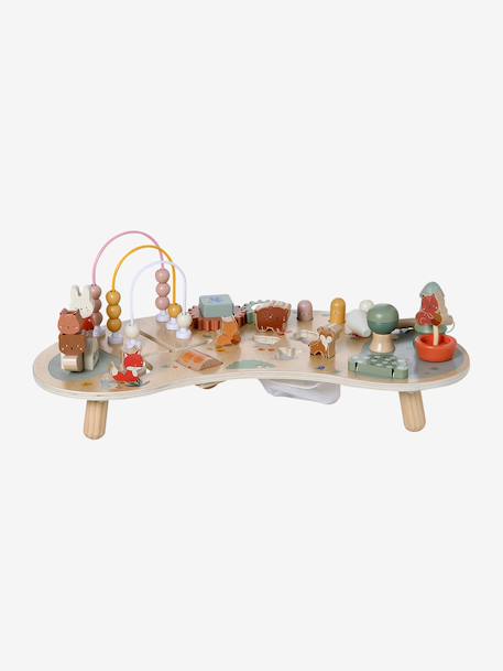 Table d'activités double hauteur HAPPY FOREST en bois FSC® écru 3 - vertbaudet enfant 