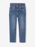 Pantalon paperbag fille bleu foncé+bleu moyen 5 - vertbaudet enfant 