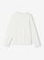 T-shirt manches longues fille écru+taupe 2 - vertbaudet enfant 
