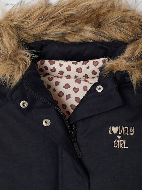 Parka fille 3 en 1 hiver à capuche kaki+noir+PURPLE DARK+sauge+Vert+vert de gris 26 - vertbaudet enfant 