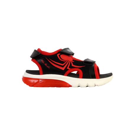 Sandales à scratch Marine rouge bleu+Noir rouge 7 - vertbaudet enfant 