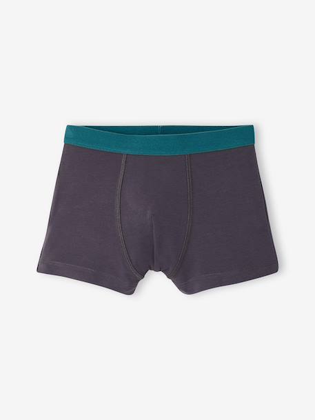Lot de 5 boxers garçon anthracite 5 - vertbaudet enfant 