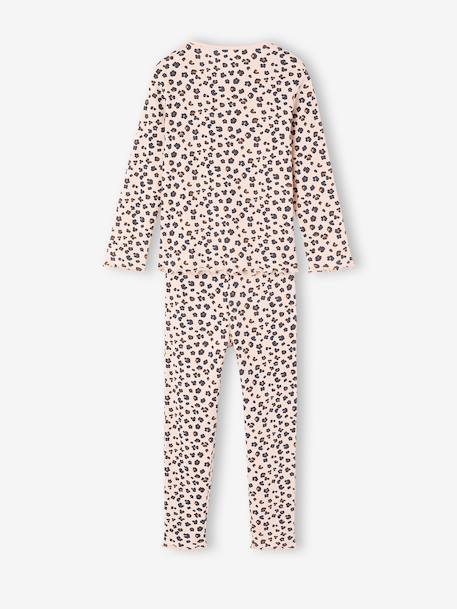 Lot de 2 pyjamas fille manches longues rose pâle 8 - vertbaudet enfant 