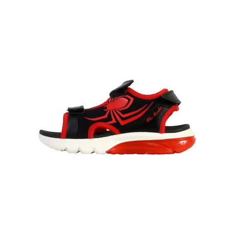Sandales à scratch Marine rouge bleu+Noir rouge 8 - vertbaudet enfant 