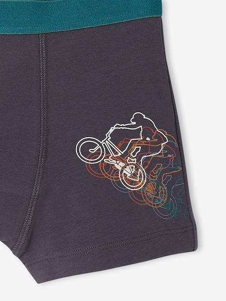 Lot de 5 boxers garçon anthracite 8 - vertbaudet enfant 