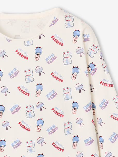 Lot de 2 pyjamas fille beige 11 - vertbaudet enfant 