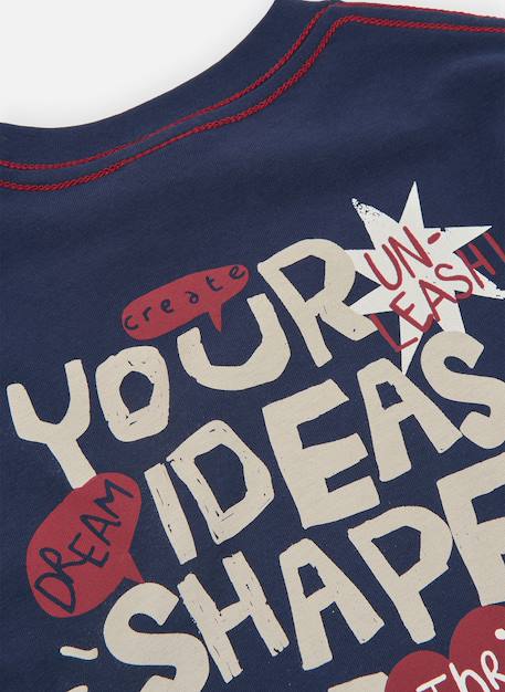 T-shirt en maille garçon imprimé dream Bleu 4 - vertbaudet enfant 
