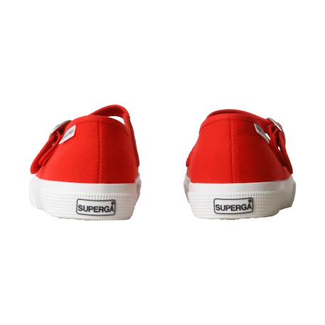 Ballerines à brides Blanc+Noir  blanc+Rouge blanc 16 - vertbaudet enfant 