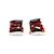 Sandales à scratch Marine rouge bleu+Noir rouge 11 - vertbaudet enfant 
