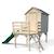Cabane en bois sur pilotis avec toboggan josephine Marron 3 - vertbaudet enfant 