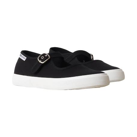 Ballerines à brides Blanc+Noir  blanc+Rouge blanc 9 - vertbaudet enfant 