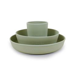 Puériculture-Repas-Vaisselle, coffret repas-Coffret repas-Service de table en silicone