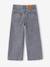 Jean large fille étoiles bleu clair+denim gris 8 - vertbaudet enfant 