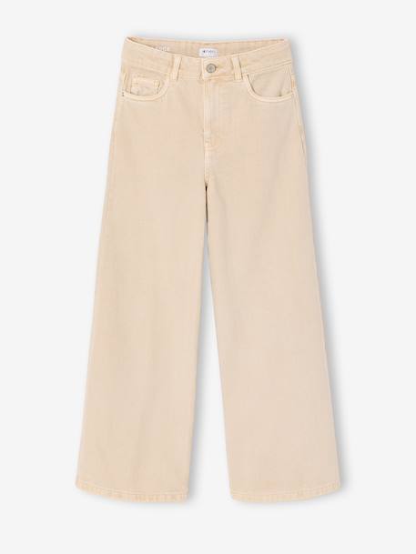 Pantalon large fille vanille 1 - vertbaudet enfant 