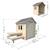 Cabane en bois enfant cuisine et table blanche Marron 4 - vertbaudet enfant 