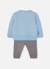 Ensemble bébé garçon maille imprimé hiboux Bleu 2 - vertbaudet enfant 