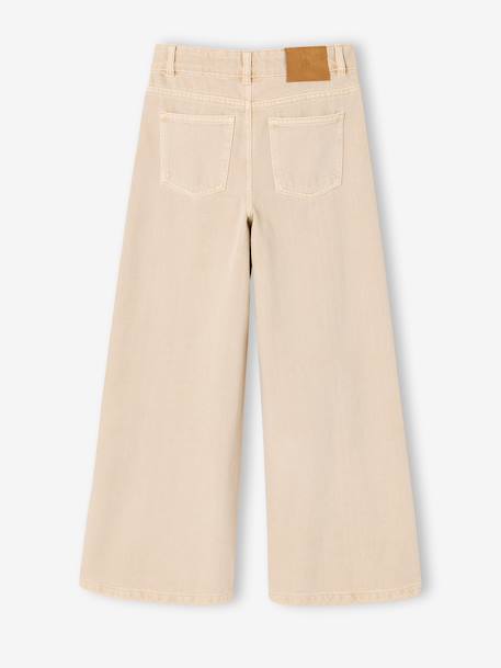 Pantalon large fille vanille 2 - vertbaudet enfant 
