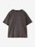 T-shirt manches courtes fille anthracite+écru 2 - vertbaudet enfant 