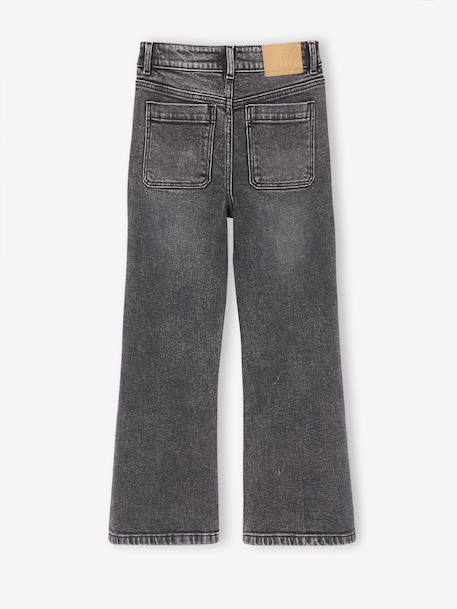 Jean flare fille bleu clair+bleu moyen+denim gris 11 - vertbaudet enfant 