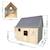 Cabane en bois sur pilotis avec mezzanine et bac à sable duplex Marron 4 - vertbaudet enfant 