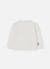 Sweat-shirt bébé molleton imprimé hiboux Blanc 2 - vertbaudet enfant 