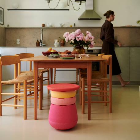 Tabouret modulaire dynamic all super confetti Bleu foncé, bleu clair, vert clair, vert foncé+Multicolore+Rose, rouge clair, orange clair, rouge multicolore 16 - vertbaudet enfant 