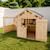 Cabane en bois enfant avec pergola alpaga Beige 6 - vertbaudet enfant 