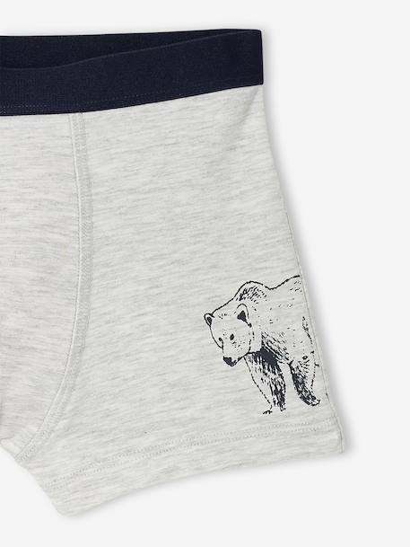 Lot de 5 boxers garçon kaki 8 - vertbaudet enfant 