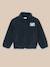 Cardigan garçon zippé en sherpa Kaki+Marine 6 - vertbaudet enfant 