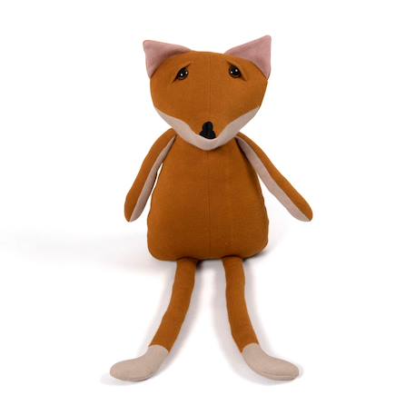 Peluche teddy en coton Orange 1 - vertbaudet enfant 