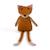 Peluche teddy en coton Orange 1 - vertbaudet enfant 