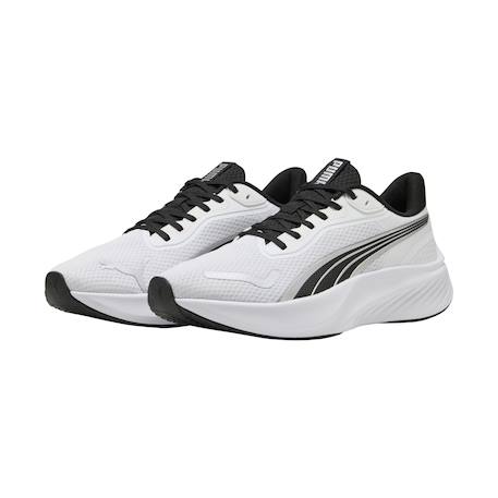 Baskets basses à lacets Blanc   noir 3 - vertbaudet enfant 