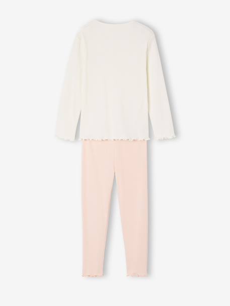 Lot de 2 pyjamas fille manches longues rose pâle 7 - vertbaudet enfant 