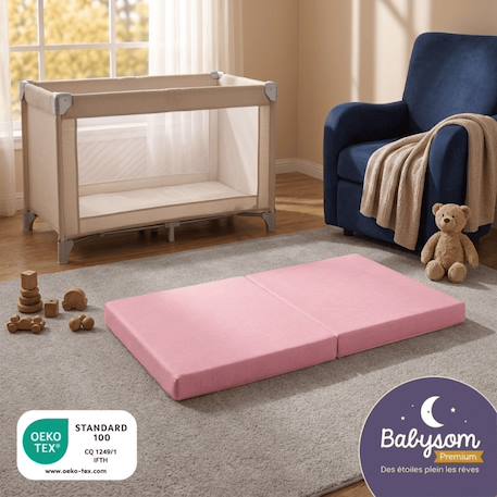Matelas bébé pliant 60x1 Vert 4 - vertbaudet enfant 