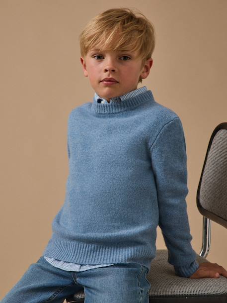 Garçon-Pull, gilet, sweat-Pull garçon en laine merinos