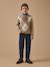 Pull jacquard avec laine garçon Beige 4 - vertbaudet enfant 