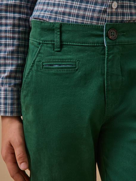 Chino garçon Bouteille+Orage+Vert pin 12 - vertbaudet enfant 