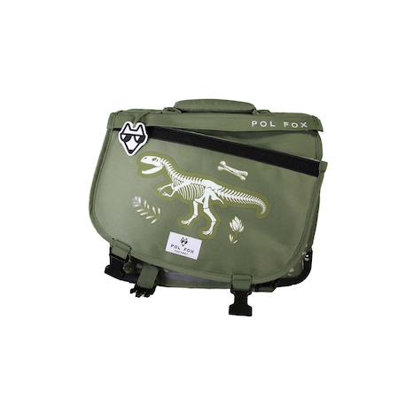 Cartable réversible 1 compartiment Jurassic - 35 cm Vert 6 - vertbaudet enfant 