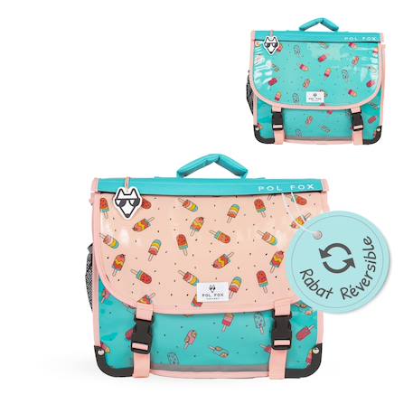 Fille-Accessoires-Fourniture scolaire-Cartable-Cartable réversible  38 cm - 2 compartiments Ice Pop
