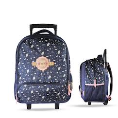 -Sac à dos à roulettes - 2 compartiments Harry Potter- Hedwig Mystic Winter