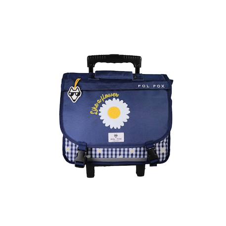 Cartable à roulettes réversible 2 compartiments Daisy - 38 cm Bleu 6 - vertbaudet enfant 